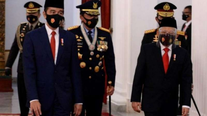 Presiden Jokowi dan Wapres Ma'ruf Amin