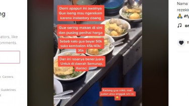 Bakso viral harganya terserah