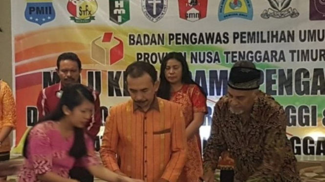 Ketua Bawaslu Provinsi NTT Thomas Mauritius Djawa