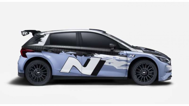 Mobil Hyundai i20 N Rally2.