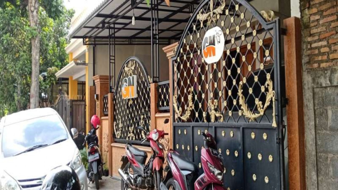 Suasana rumah Gus Nur di Malang, Jawa Timur.