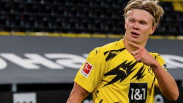 Bomber Borussia Dortmund, Erling Haaland.
