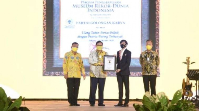 Golkar catatkan rekor MURI.