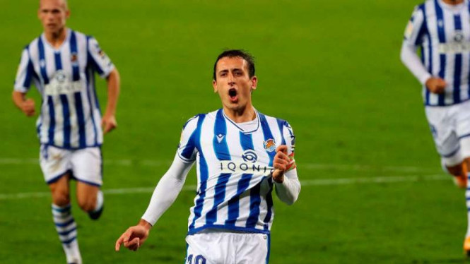 Winger Real Sociedad, Mikel Oyarzabal.