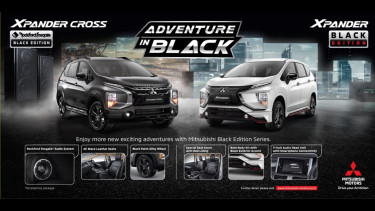 Mitsubishi Xpander Black Edition dan Xpander Cross Black Edition. (Dok. MMKSI)