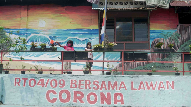 Mural Bersama Lawan COVID-19