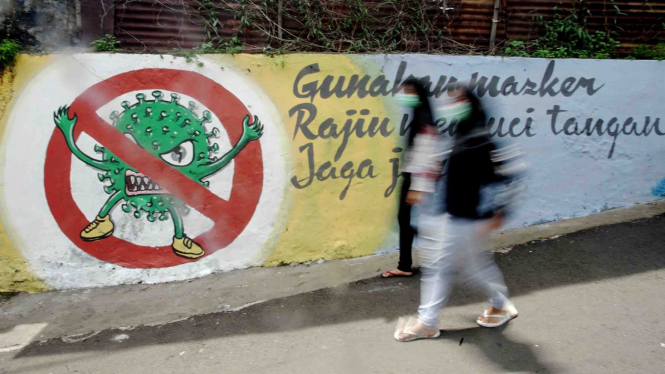 Mural Bersama Lawan Corona, COVID-19