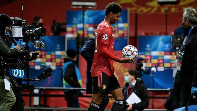 Penyerang Manchester United, Marcus Rashford