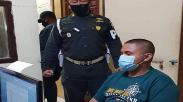 Salah satu tersangka pengendara moge yang aniaya anggota TNI