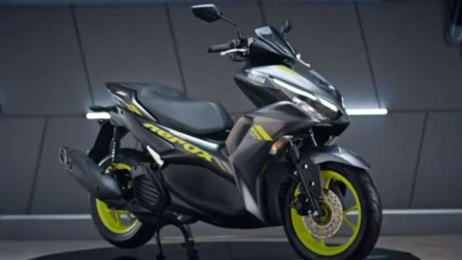 Skuter matik baru Yamaha All New Aerox 155 Connected.