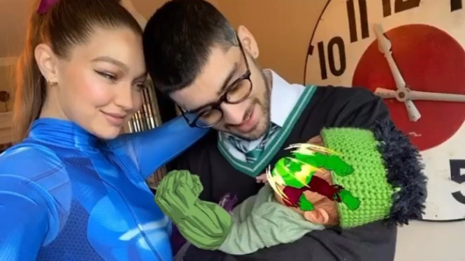 Gigi Hadid, Zayn Malik dan anaknya