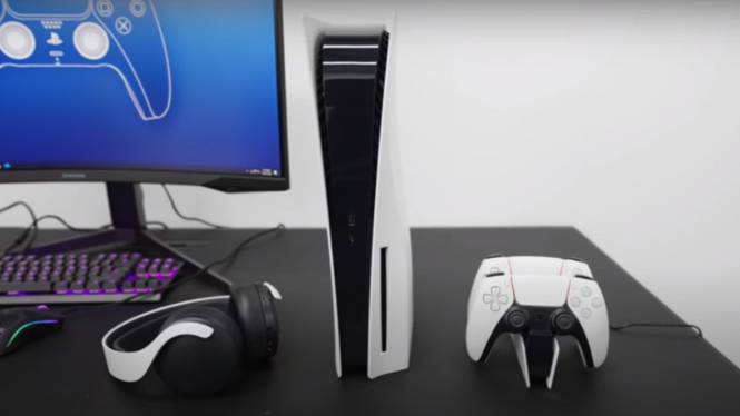 Isi dus PlayStation 5 dan aksesorinya