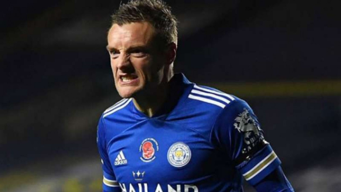 Striker Leicester City, Jamie Vardy.