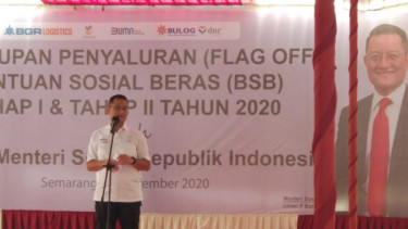 Mensos Juliari Secara Resmi Menutup Program BSB