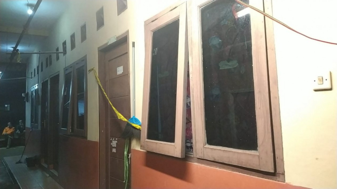 Lokasi kontrakan korban NT yang gantung diri di Kampung Sidamukti, Kecamatan Cilodong, Depok