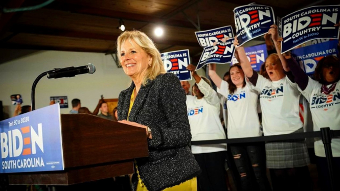 Istri calon Presiden AS Joe Biden, Jill Biden