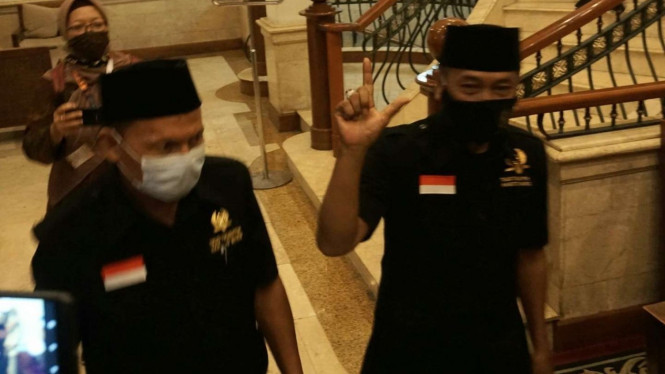 Calon Wali Kota Solo dari jalur independen, Bagyo Wahyono.