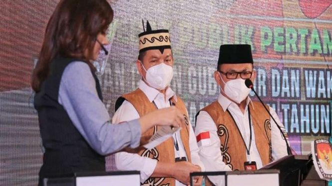 Cagub dan Wagub Kalteng, Ben Ibrahim dan Ujang Iskandar