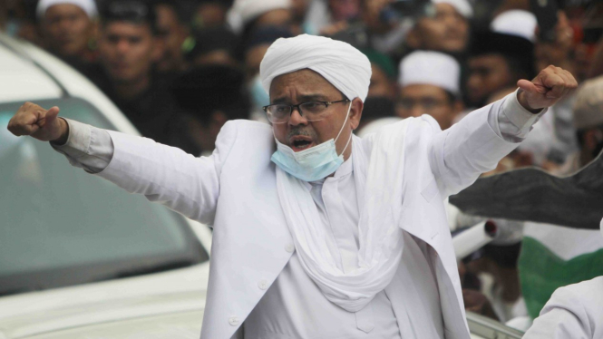 Habib Rizieq Shihab Tiba di Petamburan
