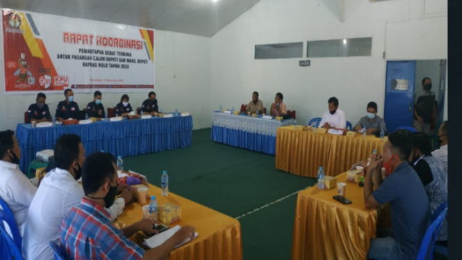 Rapat Koordinasi KPU Kapuas Hulu (antara)
