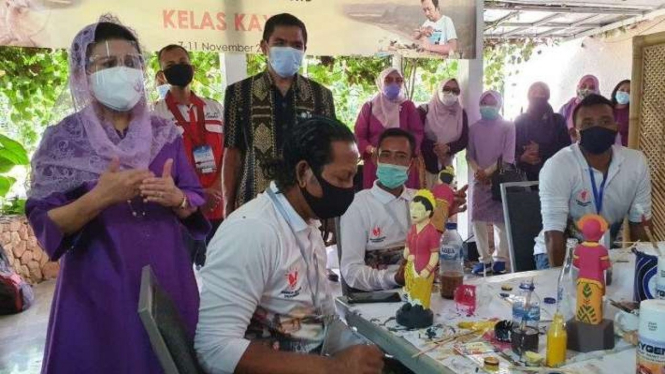 Kemenhub dan Dekarnas gelar pelatihan untuk pengrajin.