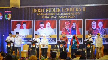 Ilustrasi debat publik di PIlkada 2020