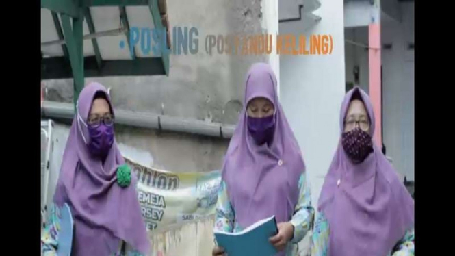 Kader posyandu keliling di tengah pandemi COVID-19