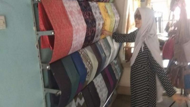 Sejumlah perajin batik di Kabupaten Lebak kembali bangkit