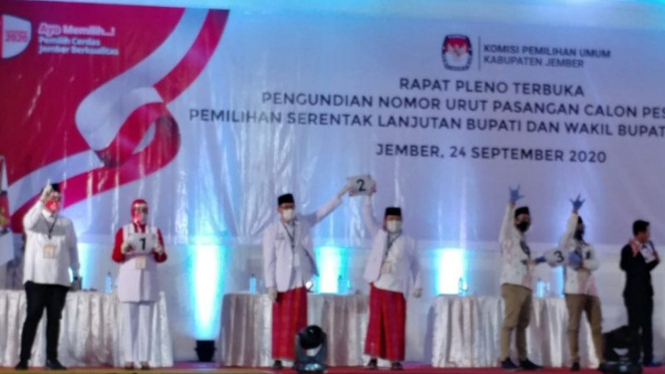Peserta Pilkada Jember 2020 (antara)