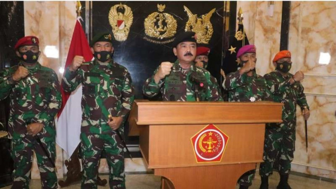 VIVA Militer : Panglima TNI Marsekal Hadi Tjahjanto