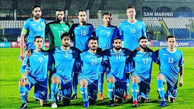 Skuad Timnas San Marino. 