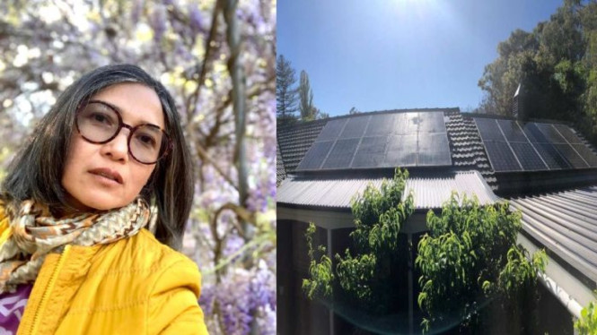 Sejak menggunakan panel surya, tagihan listrik di rumah Nuraeni Mosel di Adelaide tidak lagi meroket terutama di musim dingin.