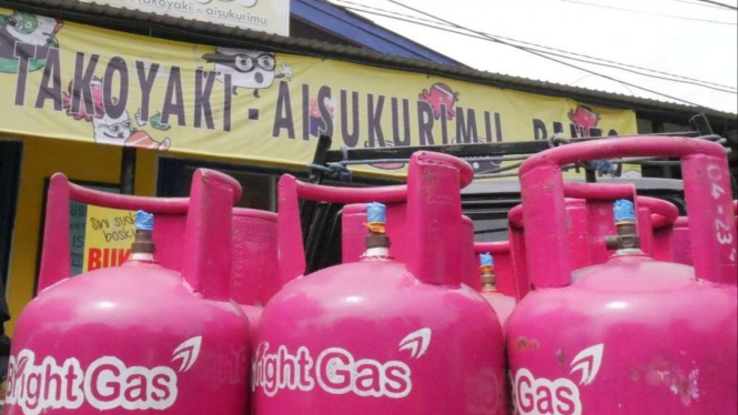 Tabung Gas Elpiji Bright Gas Pertamina.