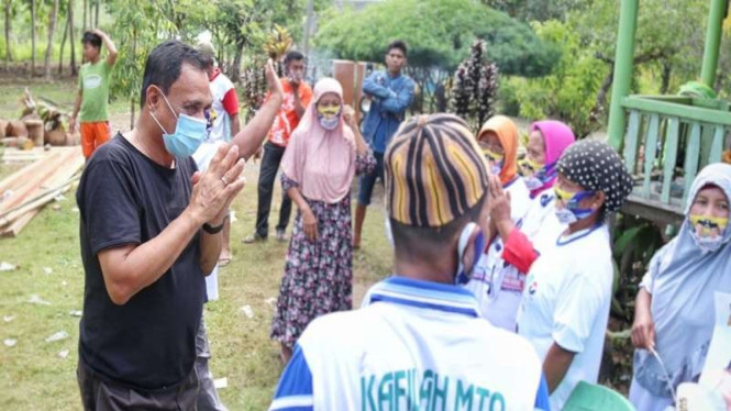 Calon Wakil Gubernur Ma'mun Amir blusukan ke Desa Sampaka, Kecamatan Bualemo