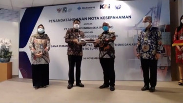 Kerja sama PT KAI dan PT Pelindo III untuk sistem logistik di Jateng-Jatim