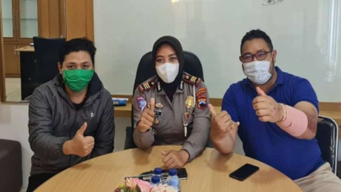 Penyelesaian kasus kecelakaan moge Honda dan Daihatsu Ayla
