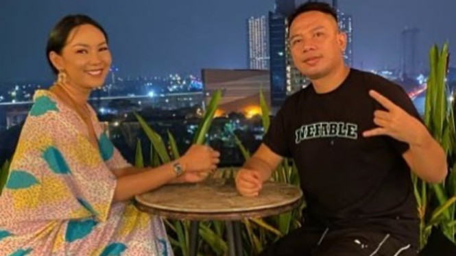 Kalina Oktarani dan Vicky Prasetyo
