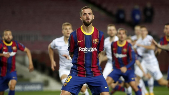Gelandang Barcelona, Miralem Pjanic.