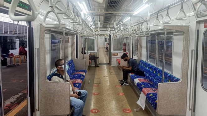Protokol Kesehatan di Kereta Rel Listrik KRL Commuter Line