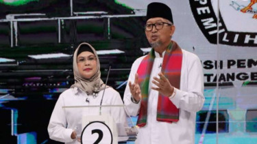Azizah-Ruhamaben, calon wali kota-wakil wali kota Tangsel nomor urut 2