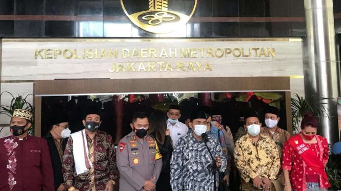 Kepala Polda Metro Jaya Irjen M Fadil Imran menerima kunjungan delegas Forum Mubaligh Nusantara di kantornya pada Senin, 23 November 2020.