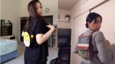 Tas selempang jadi jas gemblok