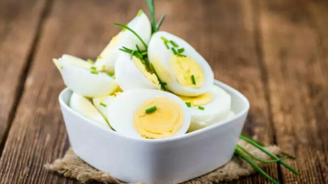 Telur rebus 