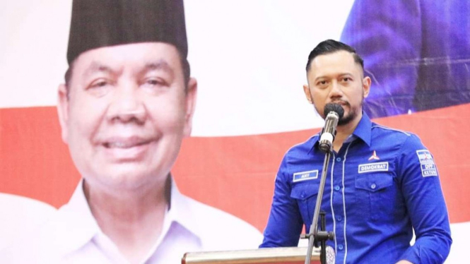 Ketum Partai Demokrat Agus Harimurti Yudhoyono (AHY) di Kalimantan Tengah