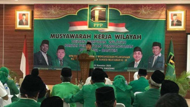DPW PPP Banten saat menggelar Musyawarah Kerja Wilayah.