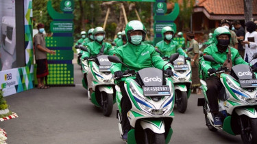 Honda PCX Electric dipakai sebagai armada ojek online.