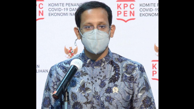 Menteri Pendidikan dan Kebudayaan Nadiem Makarim.
