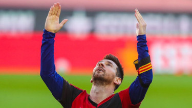 Megabintang Barcelona, Lionel Messi