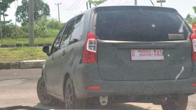 Mobil yang disebut-sebut warganet sebagai Toyota Avanza baru