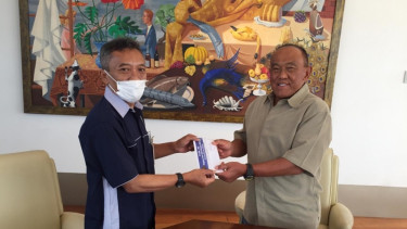 Ketua SIWO PWI, AAGWA Ariwangsa bersama Aburizal Bakrie